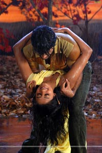 Nithin, Priyamani Poses Hot in Dhrona