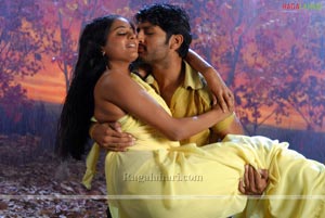 Nithin, Priyamani Poses Hot in Dhrona