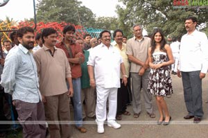 Allari Naresh-Sayaali Bhagat Film Muhurat