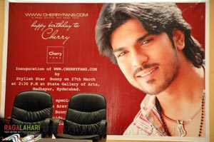 Ram Charan Tej's Official Website, Cherryfans.com Launch