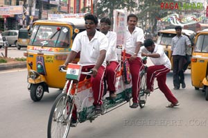 Chiru Fans Cycle Rally