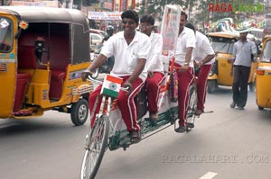 Chiru Fans Cycle Rally