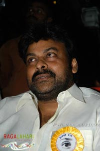 Chiranjeevi at Nenu Saitham by Right Eye 