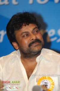 Chiranjeevi at Nenu Saitham by Right Eye 