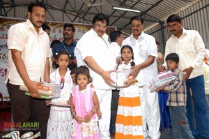 Dasari Donates Books to children of AP Cine & TV Junior Artistes Union Members