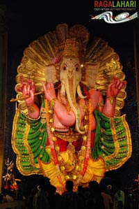 India's Biggest Ganesh Idol by Vizag Defence Academy (44 Feet)