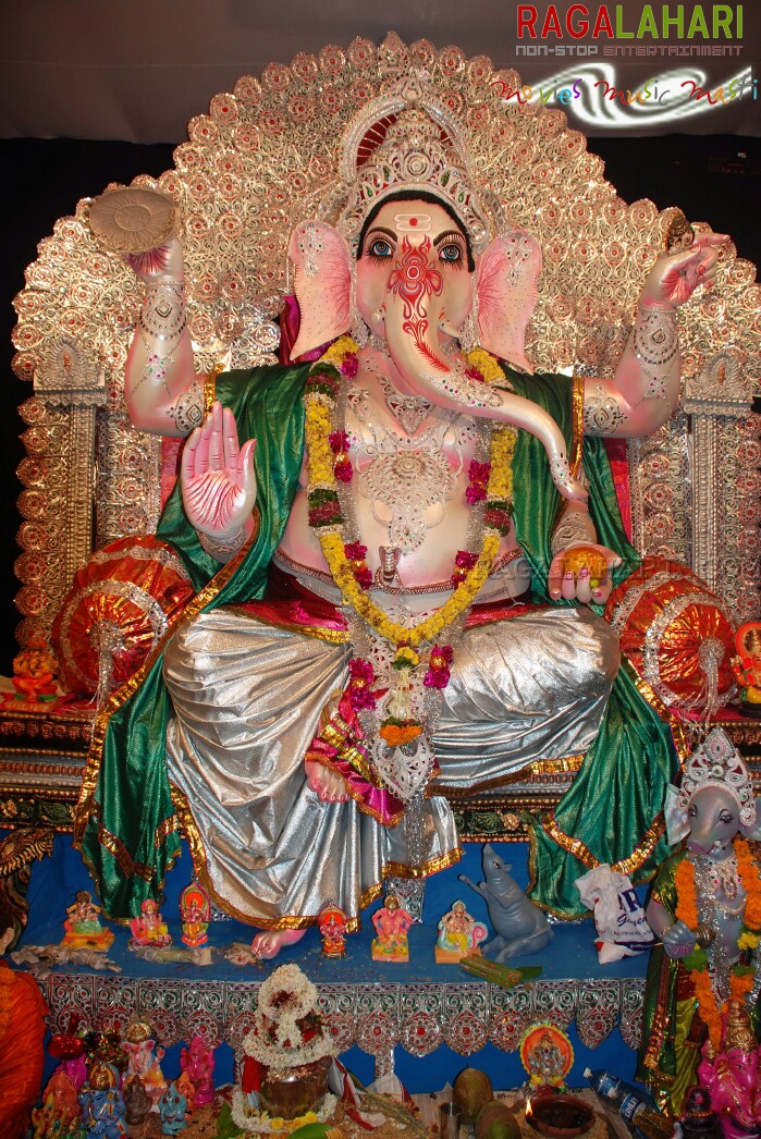 Biggest Ganesh Idol By Vizag Defence Academy