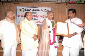 Australia Telugu Association Felicitates Gummadi