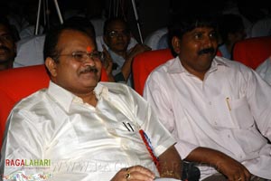 Krishnamraju Felicitated with SV Rangarao Swarnakankanam