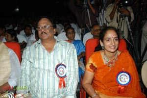 Krishnamraju Felicitated with SV Rangarao Swarnakankanam