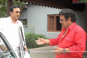 Nee Sukhame Ne Korutunna - On The Sets