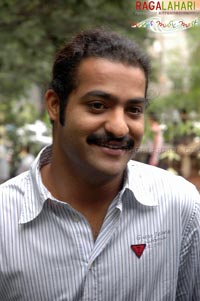 NTR at Allari Naresh-Rajeev Kanakala Film Muhurat