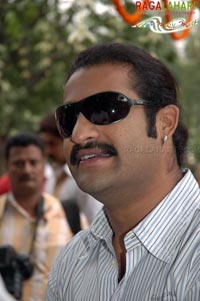 NTR at Allari Naresh-Rajeev Kanakala Film Muhurat