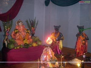 Vinayaka Idols at Vashi Area, Navi Mumbai