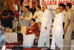 ANR Award 2009 presented to Lata Mangeshkar