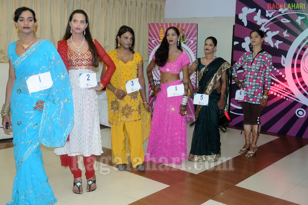 'Indian Super Queen' Hijra Contest Ramp Parade