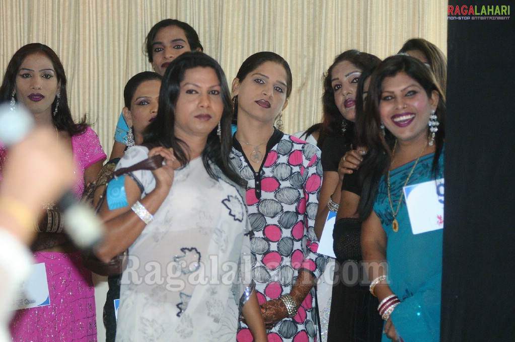 'Indian Super Queen' Hijra Contest Ramp Parade