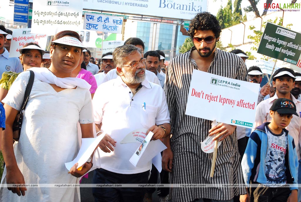 Leader Rana Walks to Fight Leprosy on World Leprosy Day