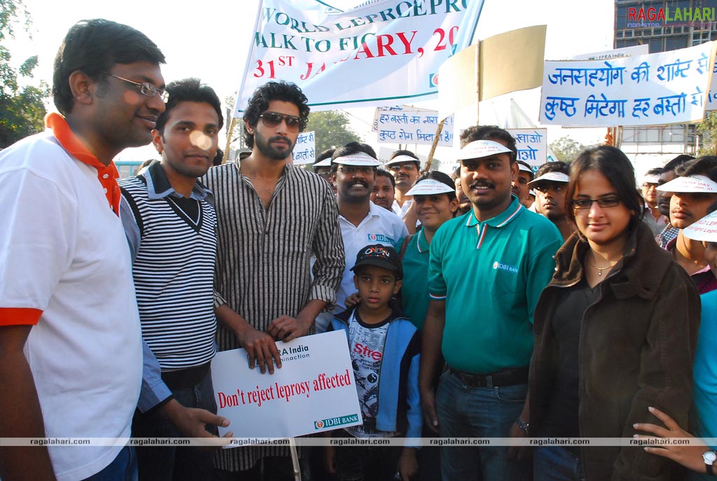 Leader Rana Walks to Fight Leprosy on World Leprosy Day