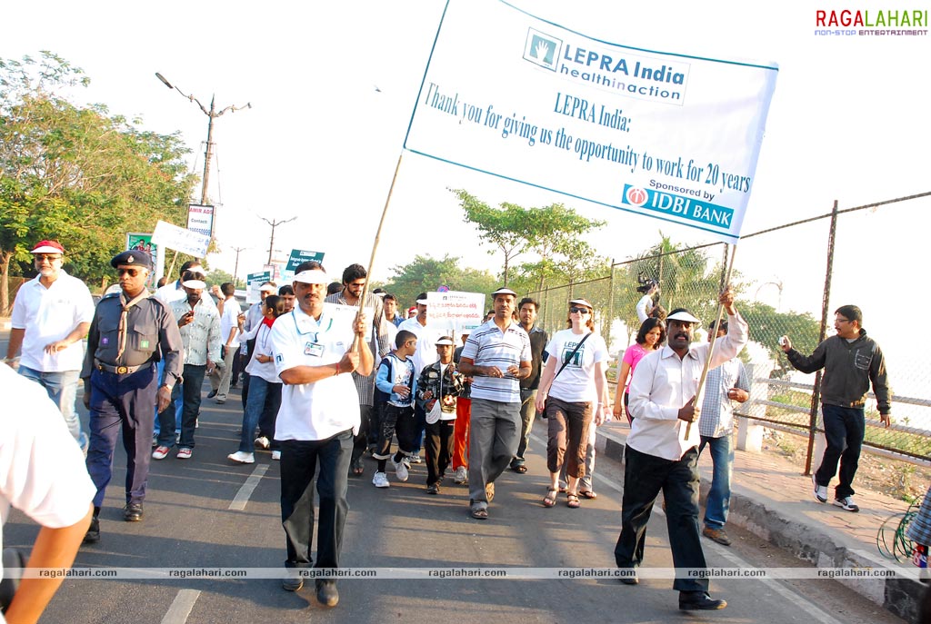 Leader Rana Walks to Fight Leprosy on World Leprosy Day