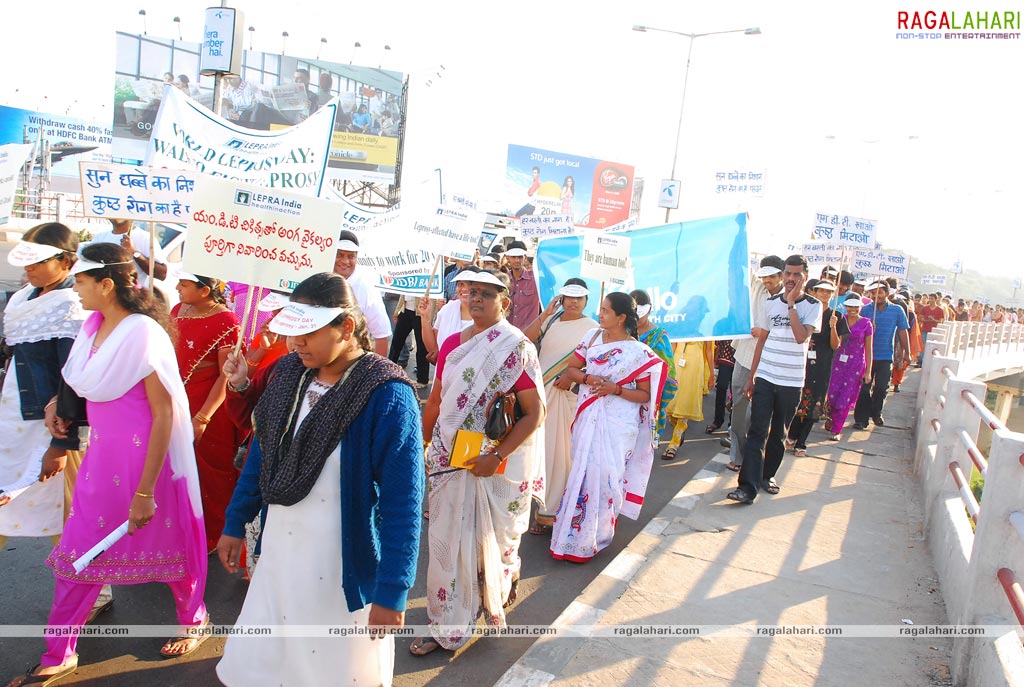 Leader Rana Walks to Fight Leprosy on World Leprosy Day