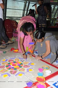 Big FM Rangoli Competion Atha-Kodalu at Prasadz Imax