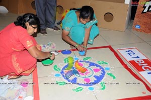 Big FM Rangoli Competion Atha-Kodalu at Prasadz Imax