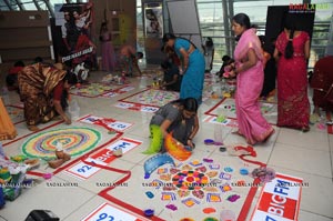 Big FM Rangoli Competion Atha-Kodalu at Prasadz Imax