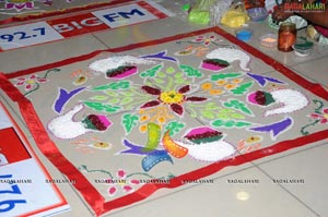 Big FM Rangoli Competion Atha-Kodalu at Prasadz Imax