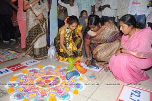 Big FM Rangoli Competion Atha-Kodalu at Prasadz Imax