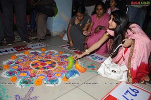 Big FM Rangoli Competion Atha-Kodalu at Prasadz Imax