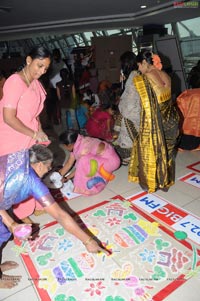 Big FM Rangoli Competion Atha-Kodalu at Prasadz Imax