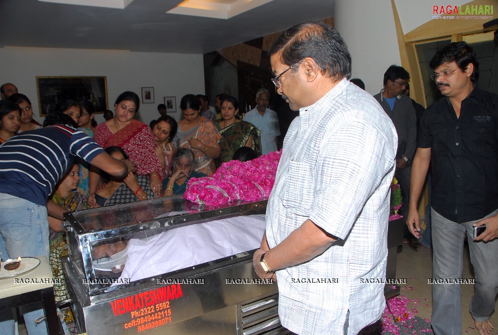 Tollywood Condolenses To EVV