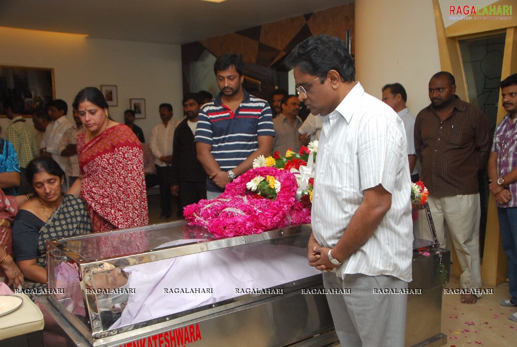 Tollywood Condolenses To EVV