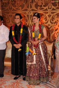 Sneha and Himanshu Reception At Novotel