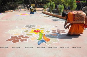 Radio Mirchi-Vodafone Rangoli Competition at Shilparamam