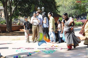 Radio Mirchi-Vodafone Rangoli Competition at Shilparamam