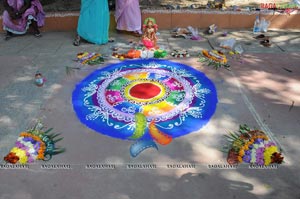 Radio Mirchi-Vodafone Rangoli Competition at Shilparamam