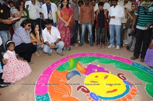 Radio Mirchi-Vodafone Rangoli Competition at Shilparamam