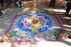 Radio Mirchi-Vodafone Rangoli Competition at Shilparamam