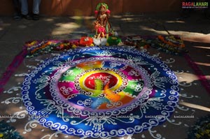 Radio Mirchi-Vodafone Rangoli Competition at Shilparamam