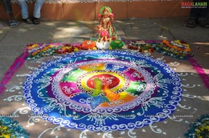 Radio Mirchi-Vodafone Rangoli Competition at Shilparamam