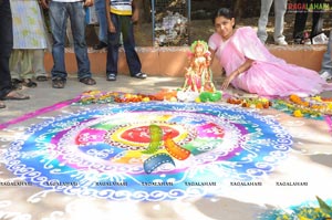 Radio Mirchi-Vodafone Rangoli Competition at Shilparamam