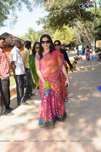 Radio Mirchi-Vodafone Rangoli Competition at Shilparamam