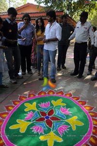 Radio Mirchi-Vodafone Rangoli Competition at Shilparamam