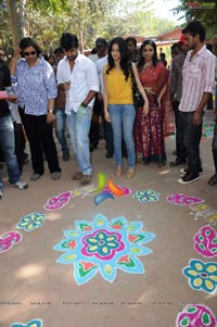 Radio Mirchi-Vodafone Rangoli Competition at Shilparamam