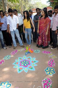 Radio Mirchi-Vodafone Rangoli Competition at Shilparamam