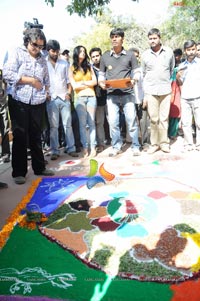 Radio Mirchi-Vodafone Rangoli Competition at Shilparamam