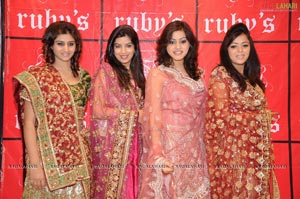 Rubis Ghagra and Sarees Wedding Collection Show