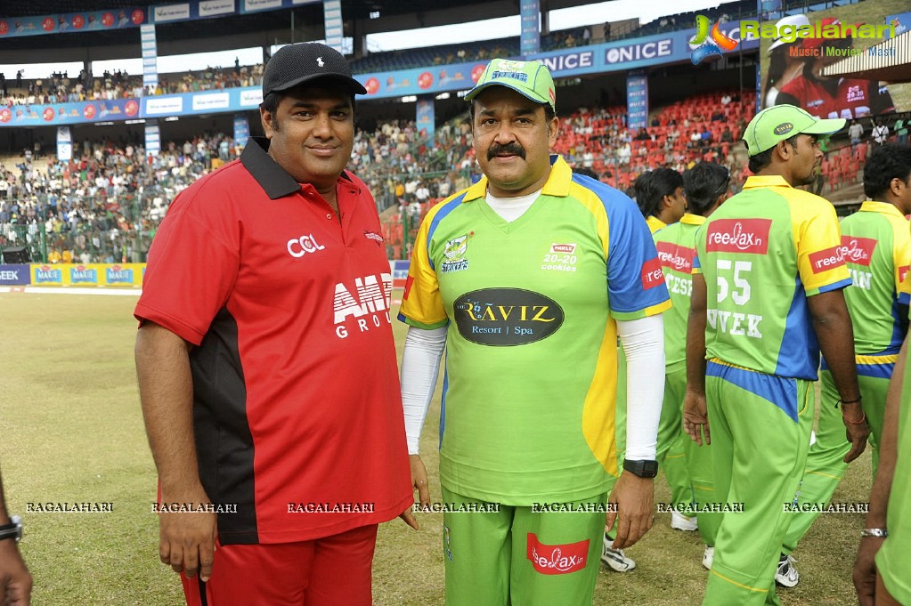 CCL 2012: Tollywood Warriors VS Kerala Strikers